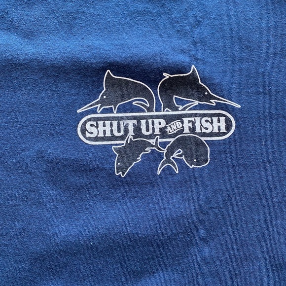Fishing Men’s T-Shirt ‘Shut Up And Fish’ Mazatlan Men’s XL - Picture 4 of 7